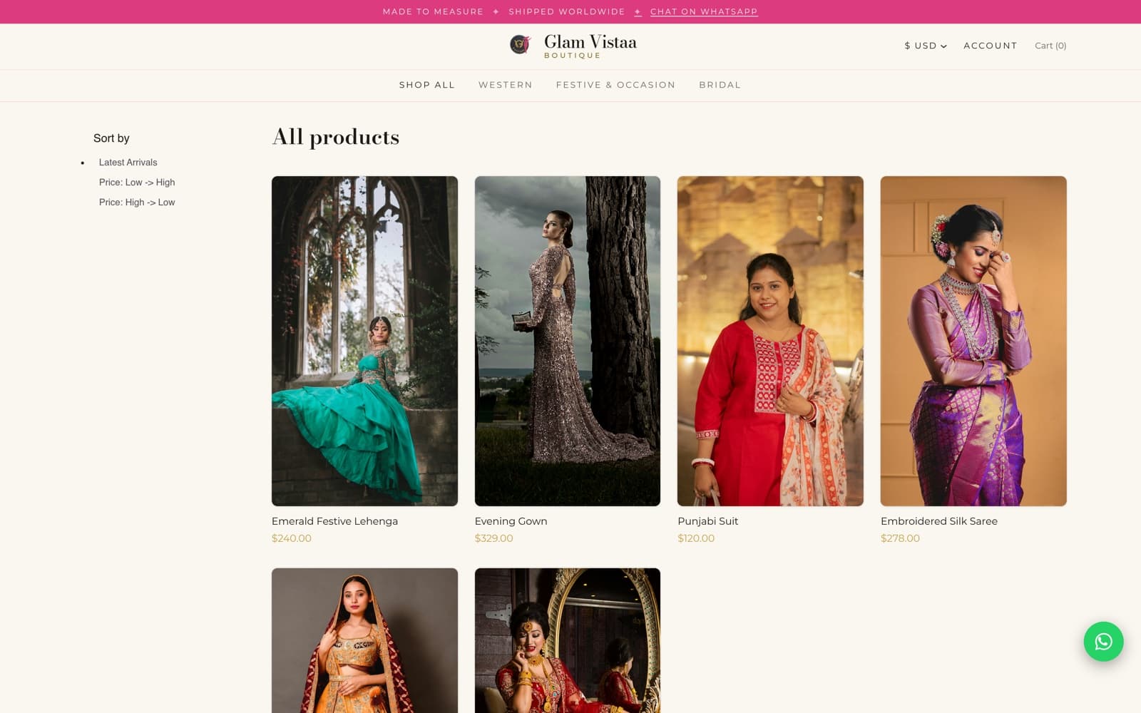 Glam Vistaa — Shop all