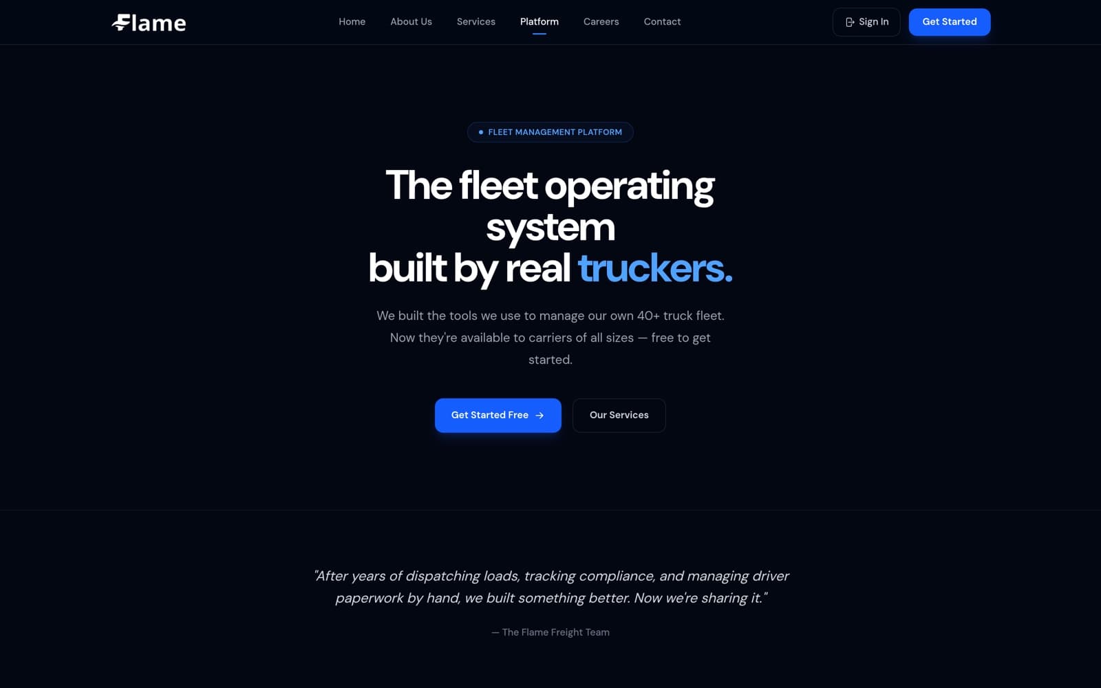 flamefreight — Platform
