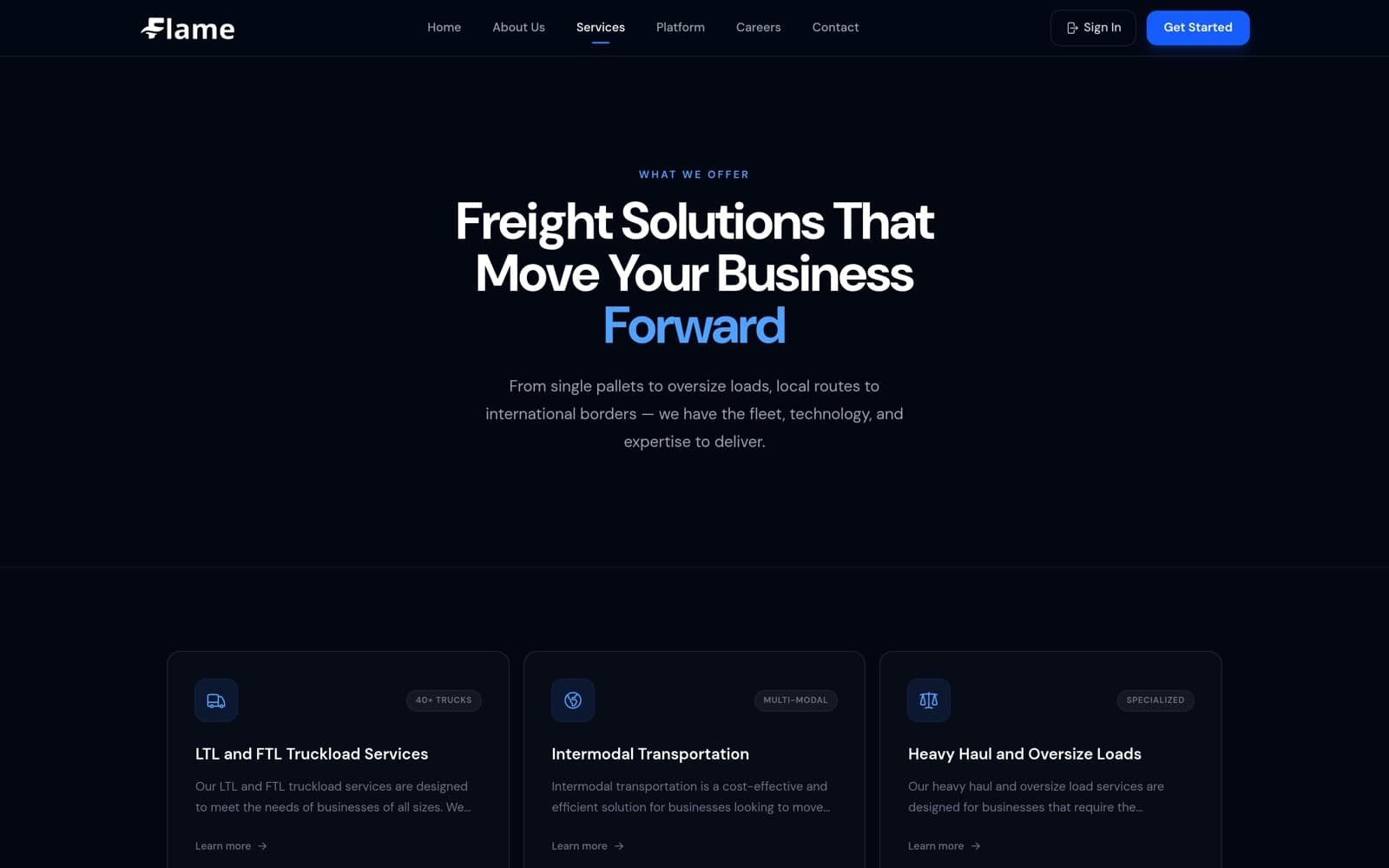 flamefreight — Services