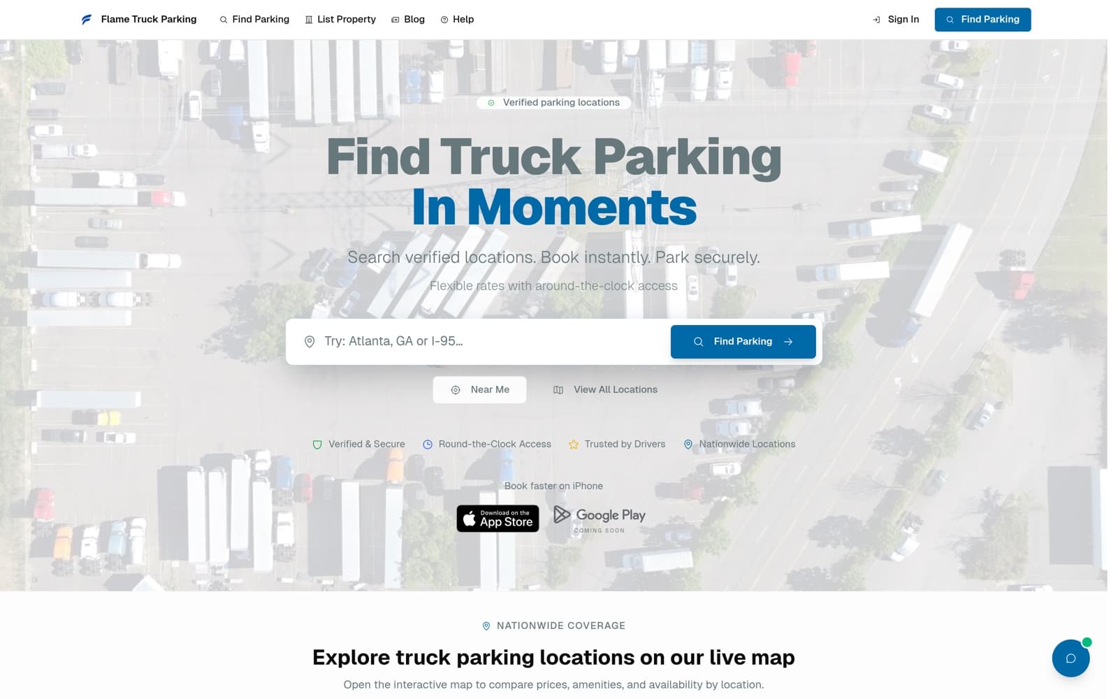 flametruckparking — Find parking
